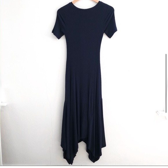A.L.C navy maxi asymmetric dress perfect from REVOLVE - Picture 8 of 16